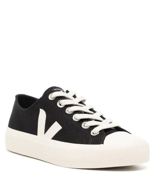 Veja Black Pierre Wata Ii Low-Top Sneakers, Brand Size 42 Us