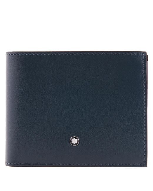 Montblanc Blue Meisterstck Wallet 6Cc for men
