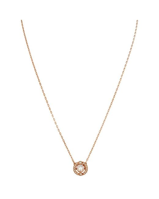 Swarovski Metallic Sparkling Dance Round Necklace