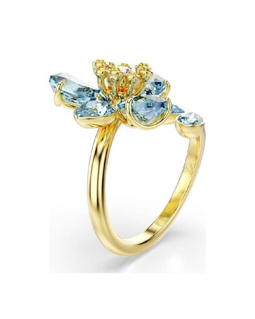 Swarovski Blue Idyllia Open Ring