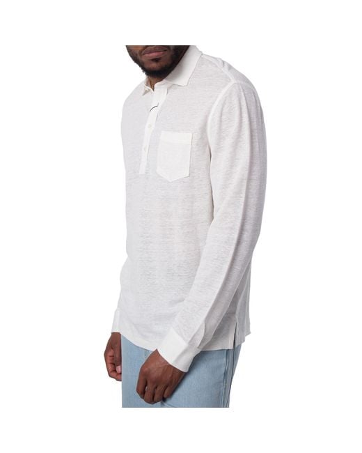 Polo Ralph Lauren Gray Linen Classic Fit Polo Shirt for men
