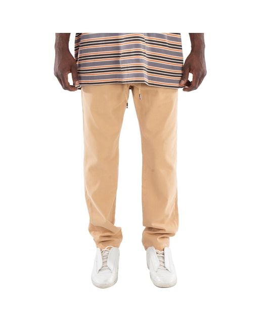 Tommy Hilfiger Natural Harlem Stretch Cotton Sports Trousers, Waist for men