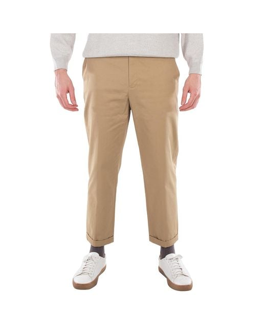 KENZO Natural Straight Leg Cotton Pants, Brand Size 36 (Us for men