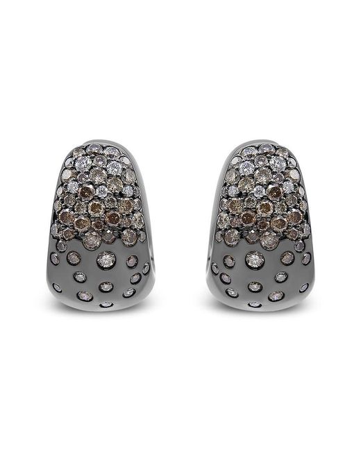 Haus of Brilliance Metallic Black Rhodium Over 18k White Gold 2 1/4 Cttw Prong for men