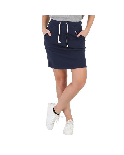 Champion Blue Stretch Cotton Sweat Skirt