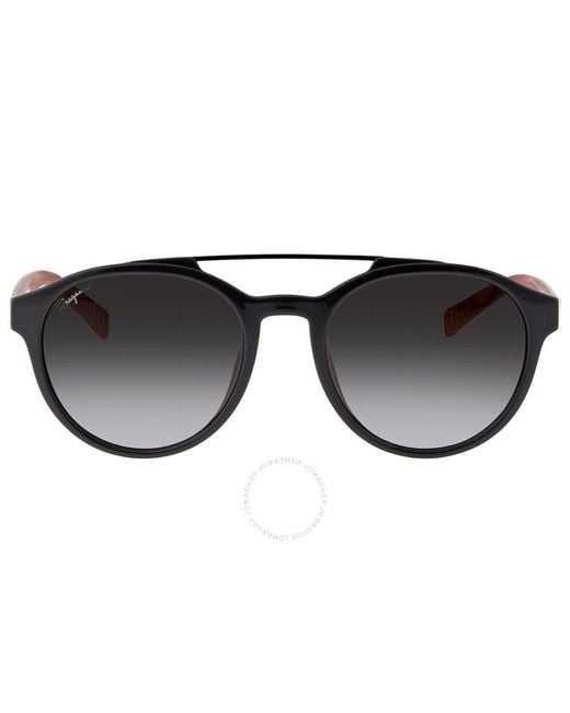 Ferragamo Black Dark Pilot Sunglasses Sf937s 023 for men