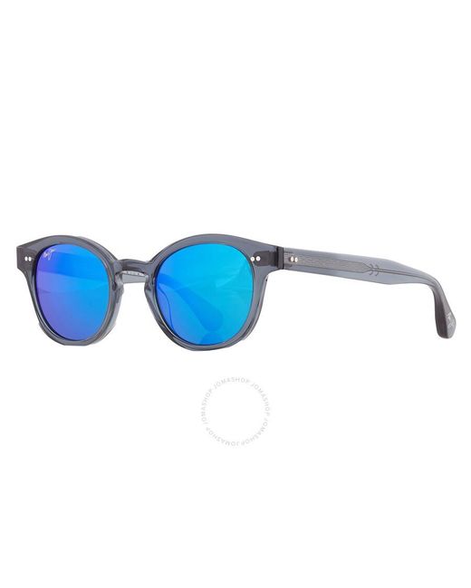 Maui Jim Joy Ride Blue Hawaii Oval Sunglasses B841-27g 49
