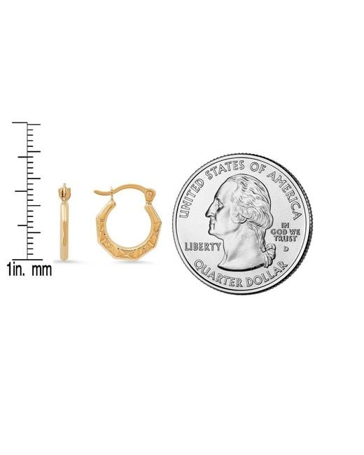 Kylie Harper Metallic 10K Petite 12Mm Diamond