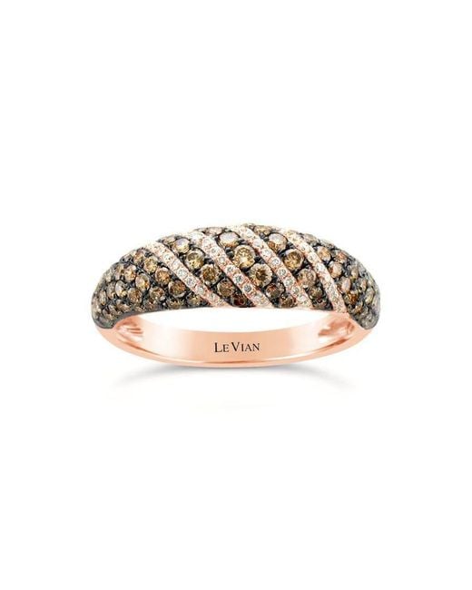 Le Vian Metallic Ladies Chocolate Diamonds Fashion Ring