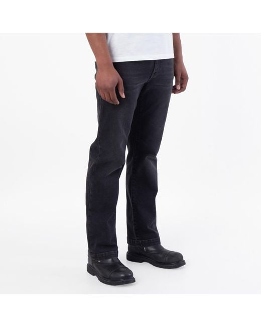 Fendi Blue Straight-Cut Cotton Denim Jeans, Waist for men