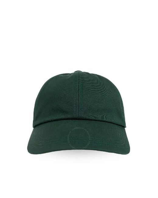 Burberry Green Equestrian Knight Cotton Baseball Hat for men