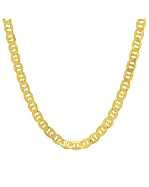 Kylie Harper Metallic 14K Thick/Heavy 5.5Mm Gucci Mariner Chain Necklace for men