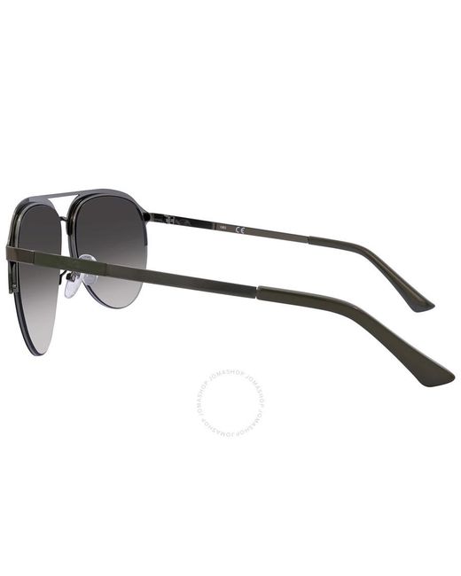 Guess Gray Pilot Sunglasses gg2154 08p 60 for men