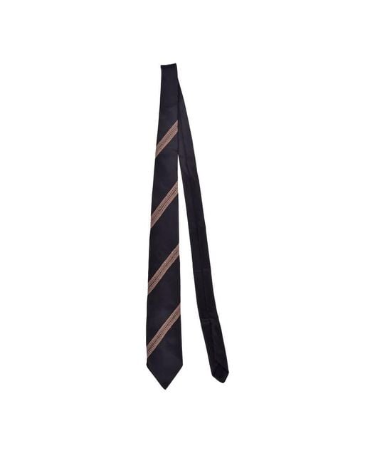 Brunello Cucinelli White 'S100% Silk Patterned Neck Tie