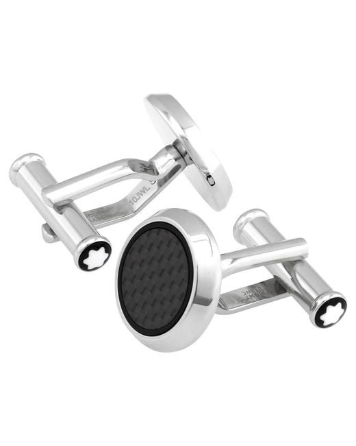 Montblanc Black Extreme 2.0 Stainless Steel Cufflink for men