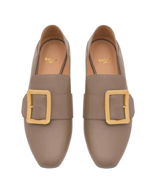 Bally Natural Janelle Calf Leather Slippers, Brand Size 36 Us