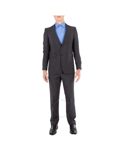 Burberry Gray Dark Marylebone 2 Tailored Suit for men