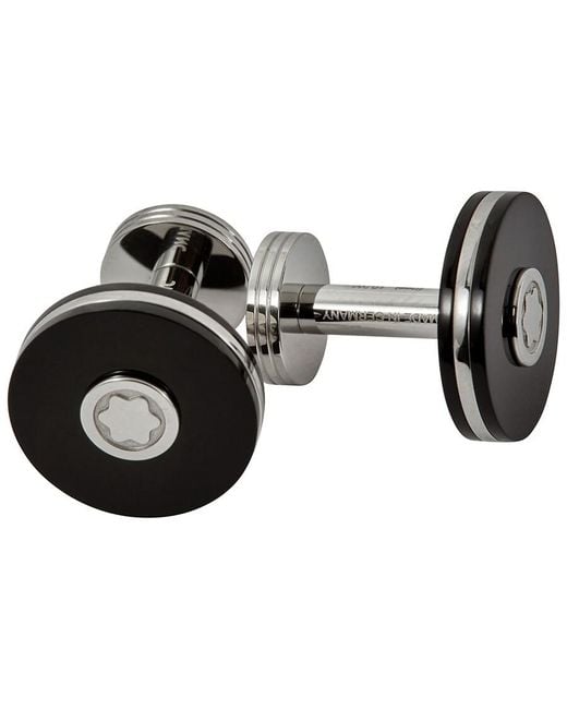 Montblanc Black Pix Round Cufflinks for men