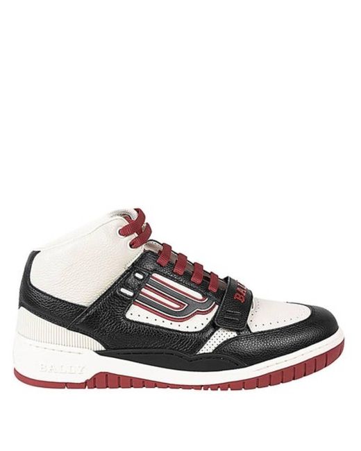 Bally Black Champion Kuper-T Leather Sneakers, Brand Size 6 Us for men