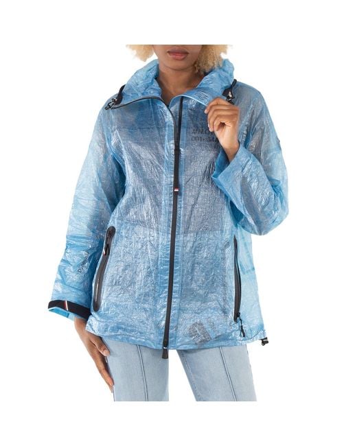 Moncler Blue Ladies Day-Namic Landry Crinkled Jacket
