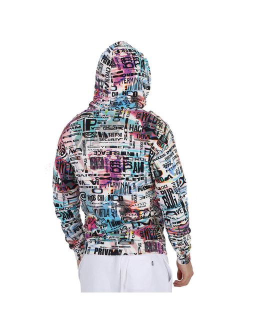 Moschino Multicolor Logo-printed Hoodie for men
