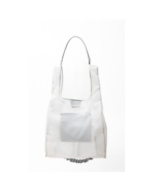 Hogan Gray Sheer Shoulder Bag
