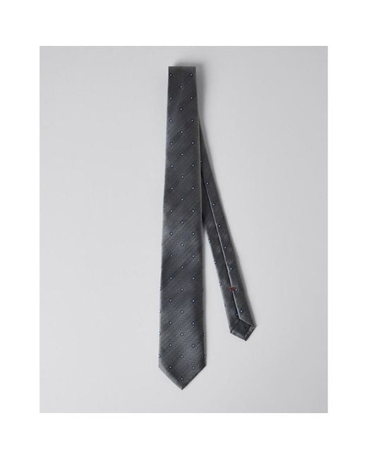 Brunello Cucinelli Gray Silk Patterned Tie, Brand (Us for men