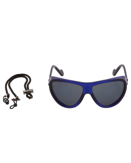Moncler Blue Mask Sunglasses