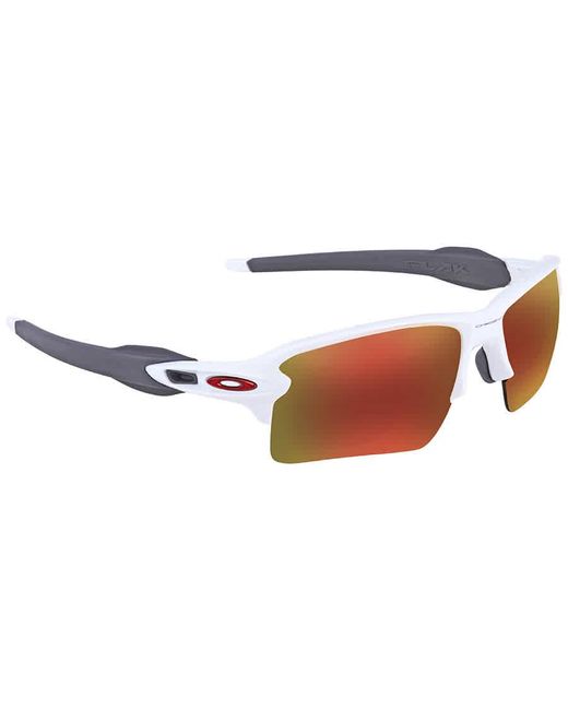 Oakley Brown Flak 2.0 Xl Prizm Ruby Sport Sunglasses Oo9188 918893 59 for men