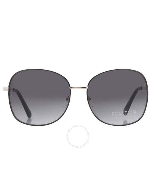 Kenneth Cole Gray Gradient Smoke Square Sunglasses Kc1359 32b 60