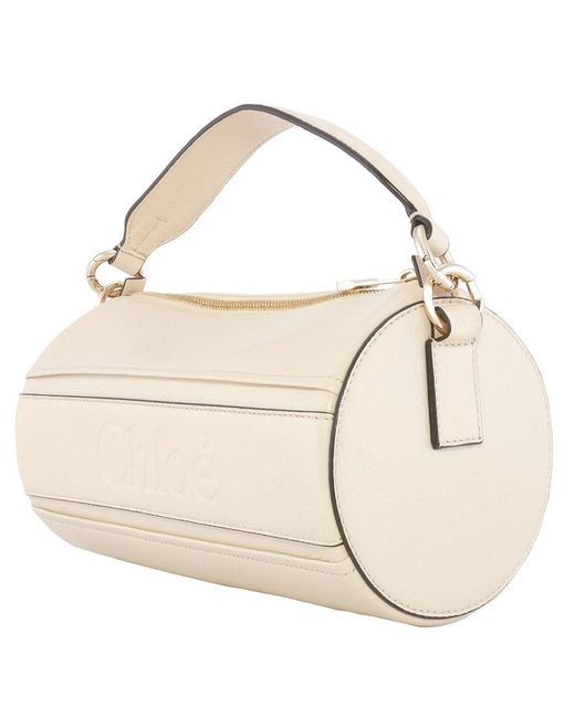 Chloé Natural Woody Tube Shoulder Bag