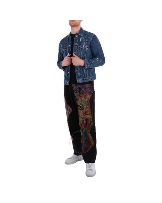 Yohji Yamamoto Black Y-Patchwork P.L Pants, Brand Size 2 for men