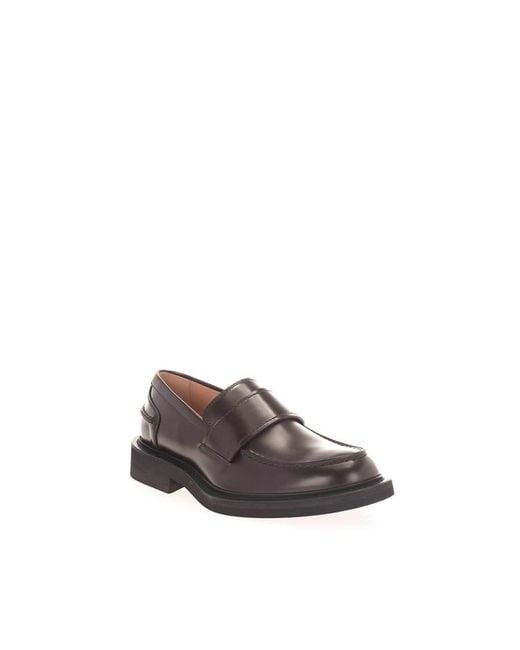 Bottega Veneta Gray Calfskin Loafers for men