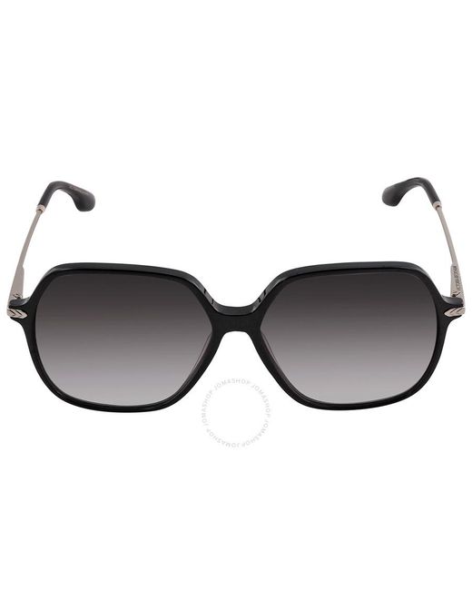 Victoria Beckham Brown Grey Square Sunglasses Vb631s 001 60
