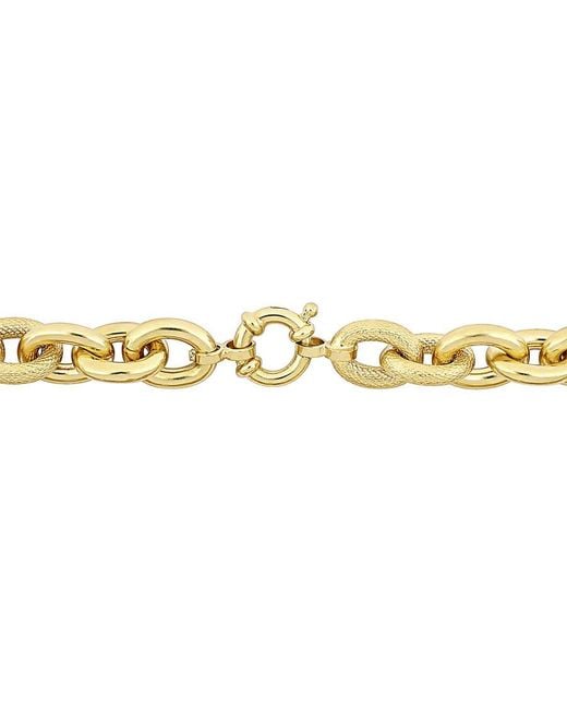 Amour Metallic Oval Link Bracelet for men