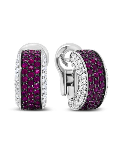Haus of Brilliance Purple 18k White Gold