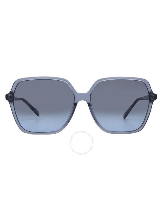 Michael Kors Jasper Blue Gradient Square Sunglasses Mk2196f 39568f 60
