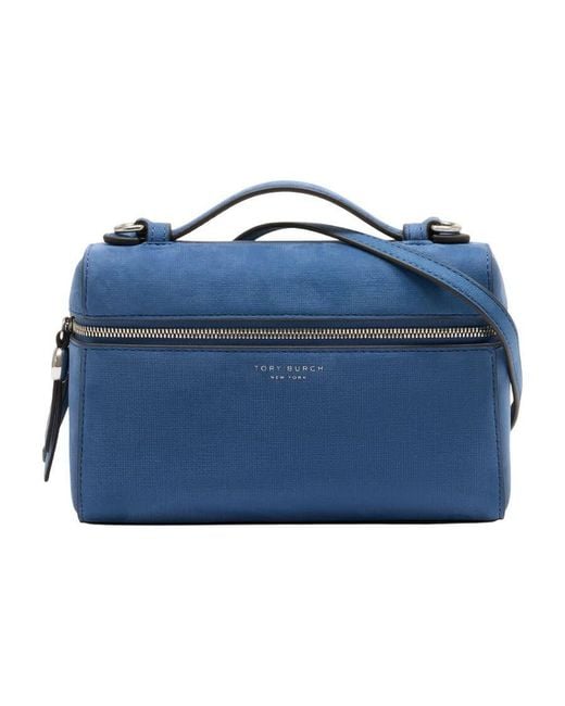 Tory Burch Blue Romy Slim Top Handle Bag