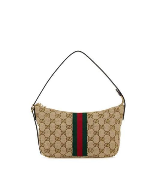 Gucci Brown Lunetta Small Crossbody Bag