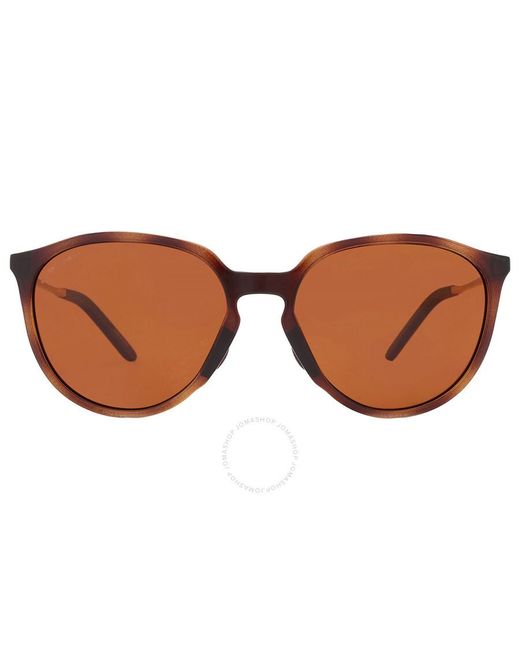 Oakley Brown Sielo Prizm Bronze Polarized Round Sunglasses Oo9288 928803 57