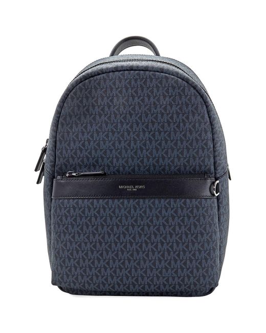 Michael Kors Blue Greyson Monogram Backpack for men