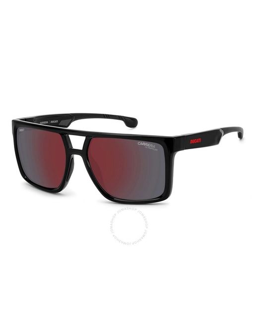 Carrera Multicolor Polarized Red Browline Sunglasses Ducati 018/s 0807/h4 58 for men