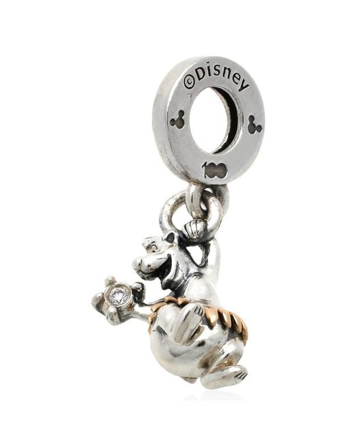 Pandora White Disney 100Th Anniversary Baloo Dangle Charm