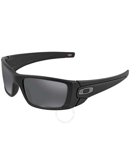 Oakley Gray Fuel Cell Grey Wrap Sunglasses for men