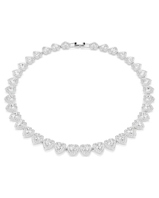 Swarovski Metallic Ariana Grande X Mixed Cuts Tennis Necklace