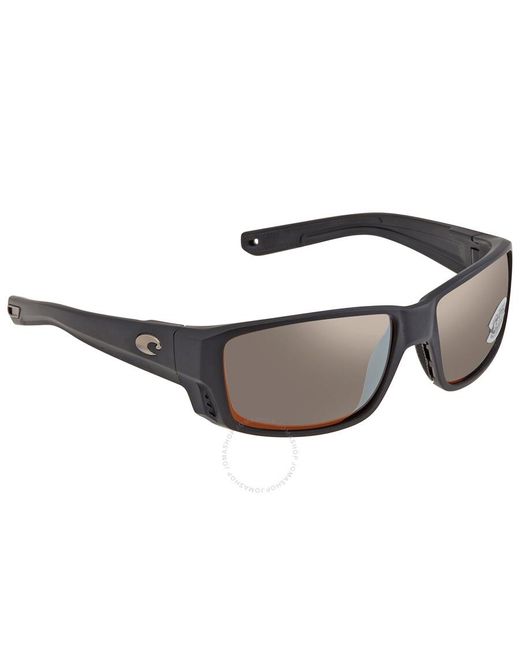 Costa Del Mar Brown Tuna Alley Pro Copper Silver Mirror Polarized Glass Sunglasses 6s9105 910503 60 for men