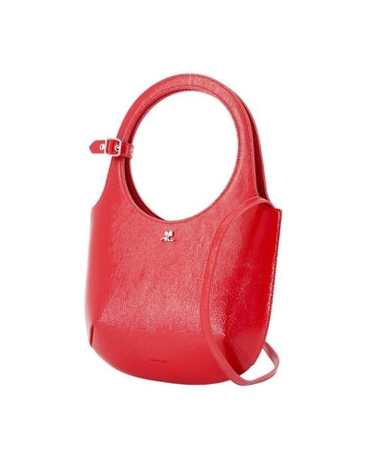 Courreges Red Holy Shoulder Bag