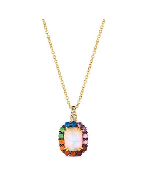 Le Vian Metallic Neopolitan Opal Collection Necklaces Set