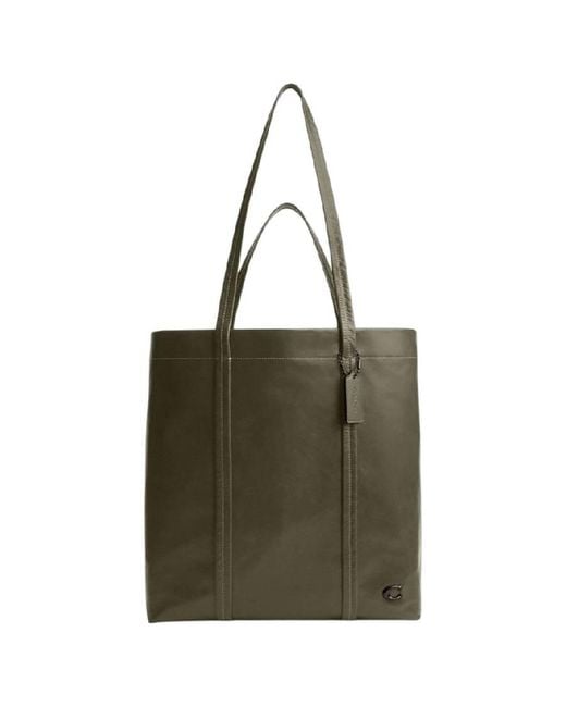 COACH Green 33 Hall Leather Tote Bag for men