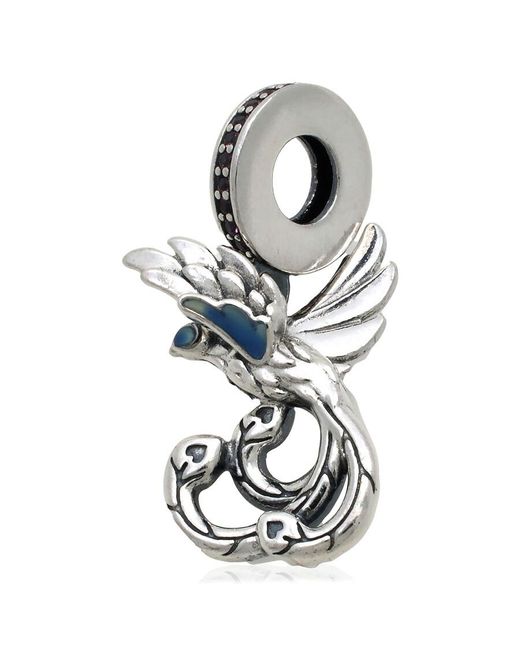 Pandora White Sterling Phoenix Dangle Charm